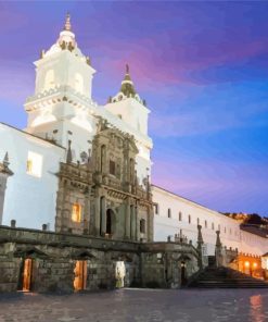 Church Of Sait Francis Quito Ecuqdor paint by numbers