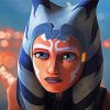 Clone Star Ahsoka paint by number