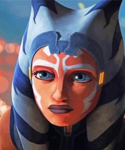 Clone Star Ahsoka paint by number