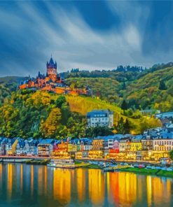 Cochem Germany paint by numbers