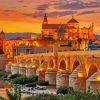 Cordoba Spain At Sunset paint by numbers