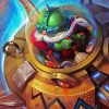 Corki League Of Legends paint by number