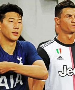 Cristiano Ronaldo And Sonaldo paint by numbers