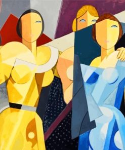 Cubism Ladies paint by number