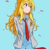 Cute Kaori Miyazono paint by number