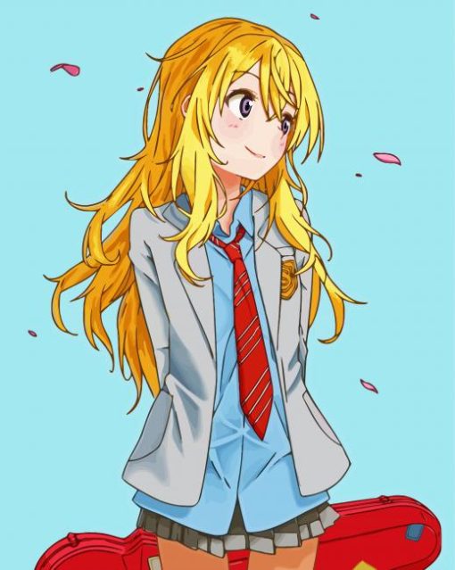 Cute Kaori Miyazono paint by number