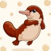 Cute Platypus paint by number