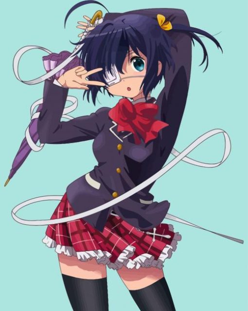 Cute Rikka Takanashi paint by numbers