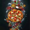 Delicious Pizza paint by numbers