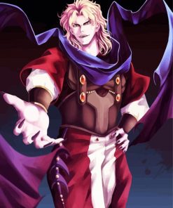 Dio Brando Anime Vampire paint by numbers