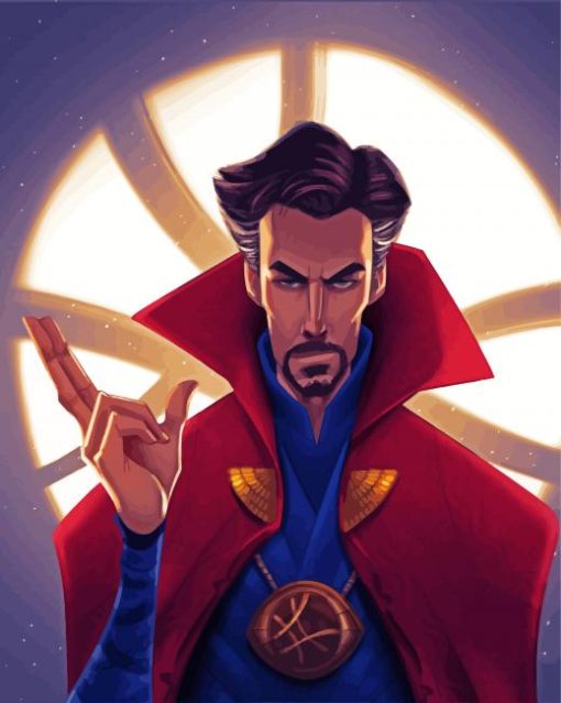 Dr Strange paint by numbers