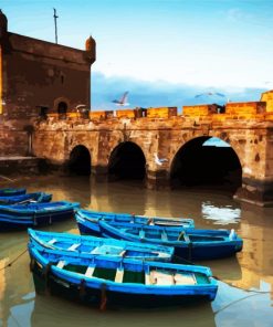 Essaouira Citadel paint by numbers