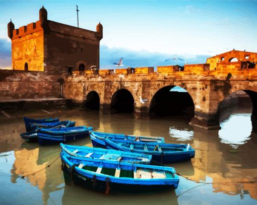 Essaouira Citadel paint by numbers