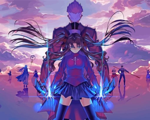 Fate Stay Night Game paint by numbers