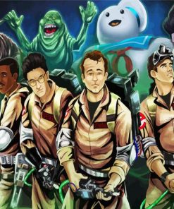 Ghostbusters Film Serie paint by numbers