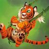 Happy Tiger paint by numbers