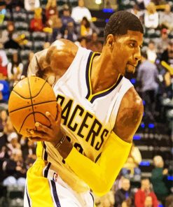 Indiana Pacers Paul George paint by number