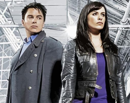 Jack And Gwen Torchwood paint by number