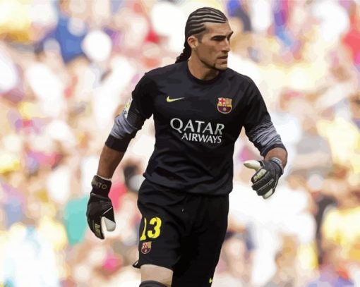 Jose Manuel Pinto Goalkeeper paint by number