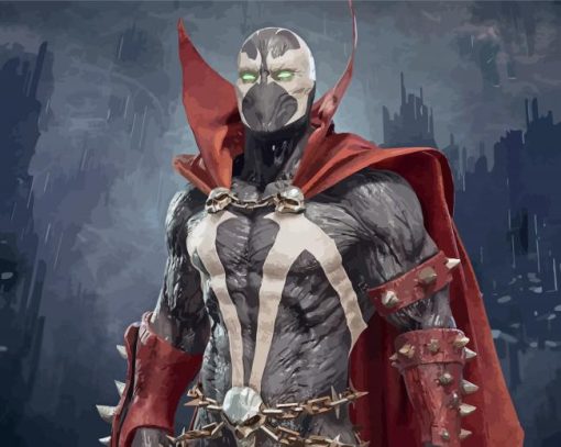 King Spawn Character paint by numbers