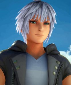 Kingdom Hearts Game Riku paint by number