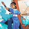 Legend of Korra Katara Anime paint by number