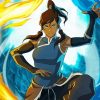 Legend of Korra Katara paint by number