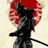 Lonely Samurai paint by numbers