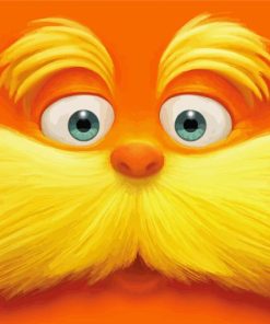 The Lorax paint by number