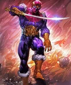 Marvel Zemo paint by number