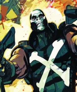 Marvel Comic Crossbones paint by numbers