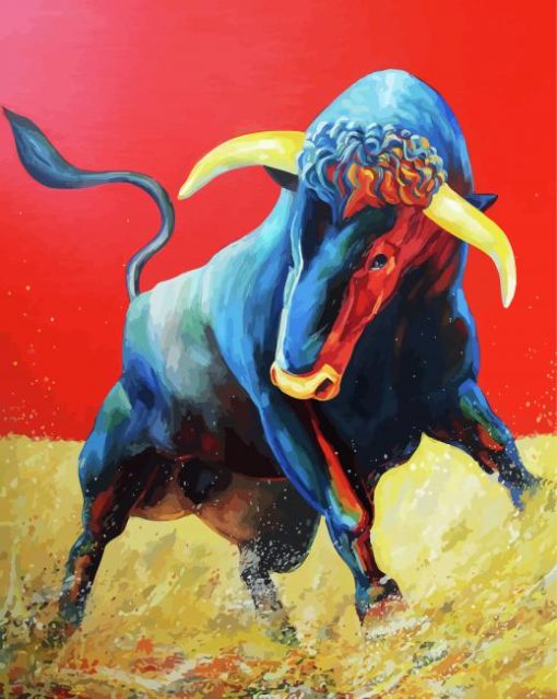 Matador Bull paint by numbers