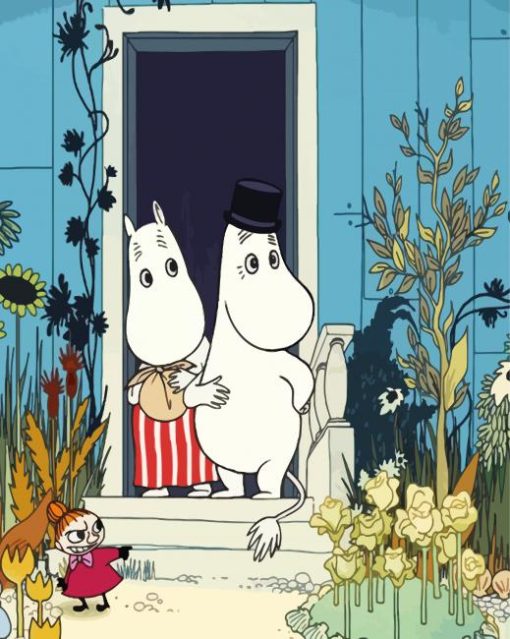 Moomins Characters paint by numbers