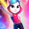 My Talking Angela Dancing paint by number