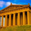 Nashville Parthenon paint by number