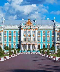 Petersburg Catherine Palace paint by number