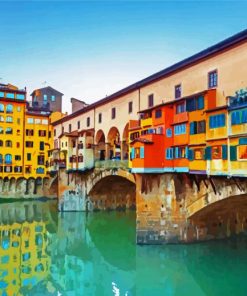 Ponte Vecchio Florence paint by number