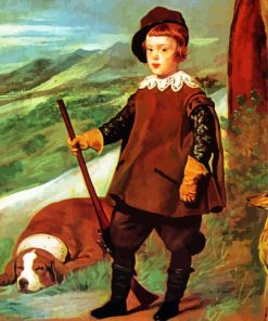 Prince Baltasar Carlos Velazquez paint by number