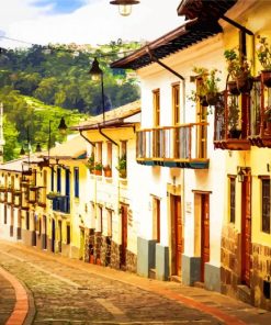 Quito Streets paint by number