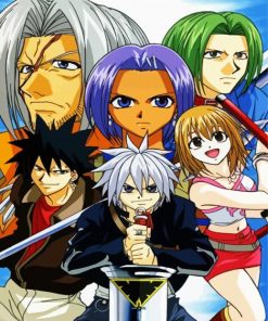 Rave Master Mange Anime Characters paint by number