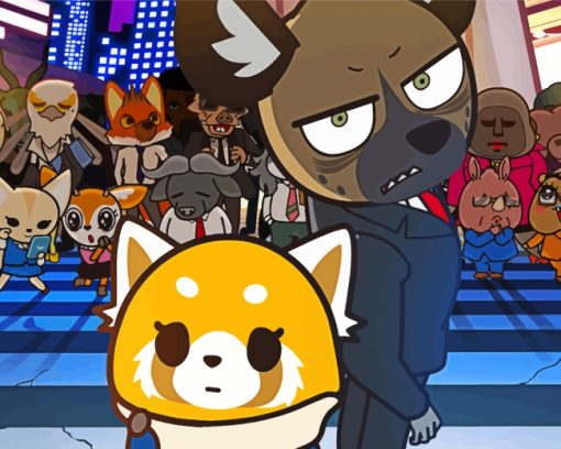 Retsuko And Haida paint by numbers