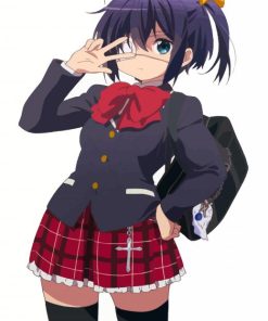 Rikka Takanashi Anime Girl paint by numbers