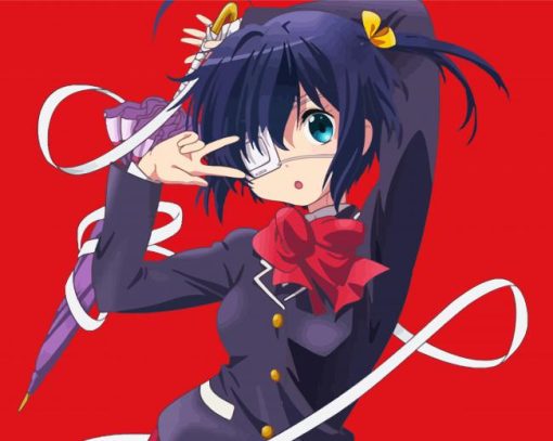 Rikka Takanashi Character paint by numbers