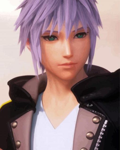 Riku Character Art paint by numbers