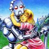 Robot And Human paint by numbers