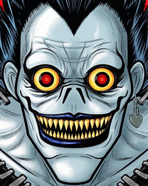 Ryuk Death Note paint by numbers