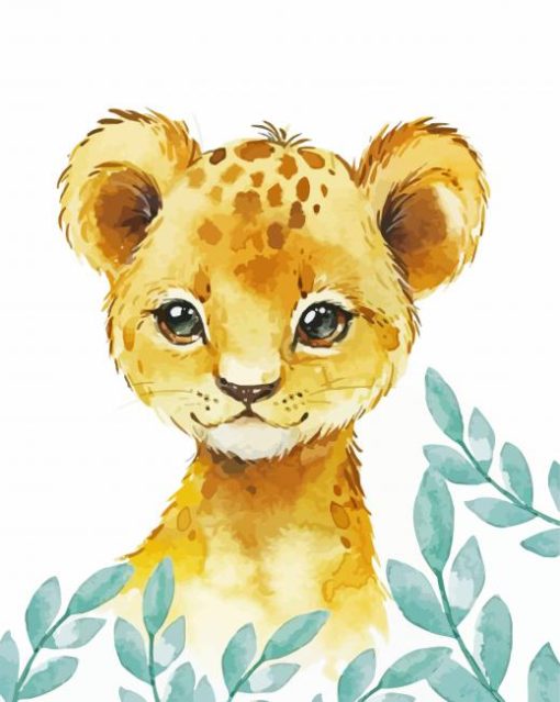 Safari Baby paint by number