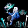 Sans Undertale Video Game paint by numbers