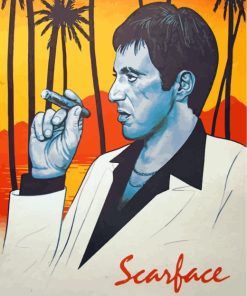 Scarface Art paint by number