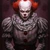 Scary Pennywise Clown paint by number